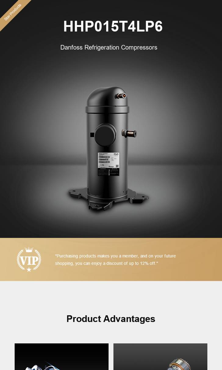 Danfoss Compressor HHP015T4LP6, technical parameters pdf, structure diagram